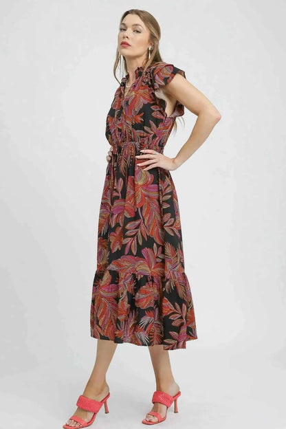 Mix Ruffle Sleeve Top for Effortless Style and Comfort - FamilyClothes