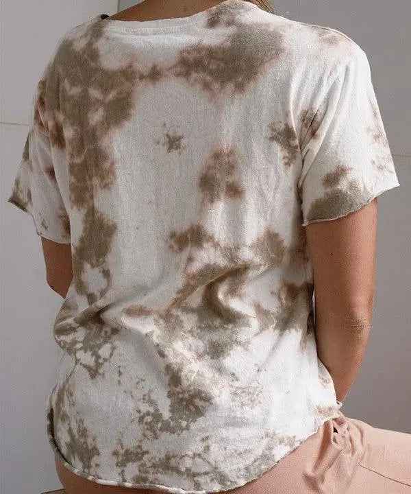 NEUTRAL COLOR HAND TIE DYE - FamilyClothes