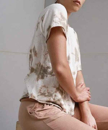 NEUTRAL COLOR HAND TIE DYE - FamilyClothes