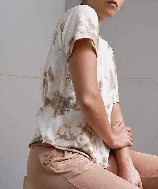 NEUTRAL COLOR HAND TIE DYE - FamilyClothes