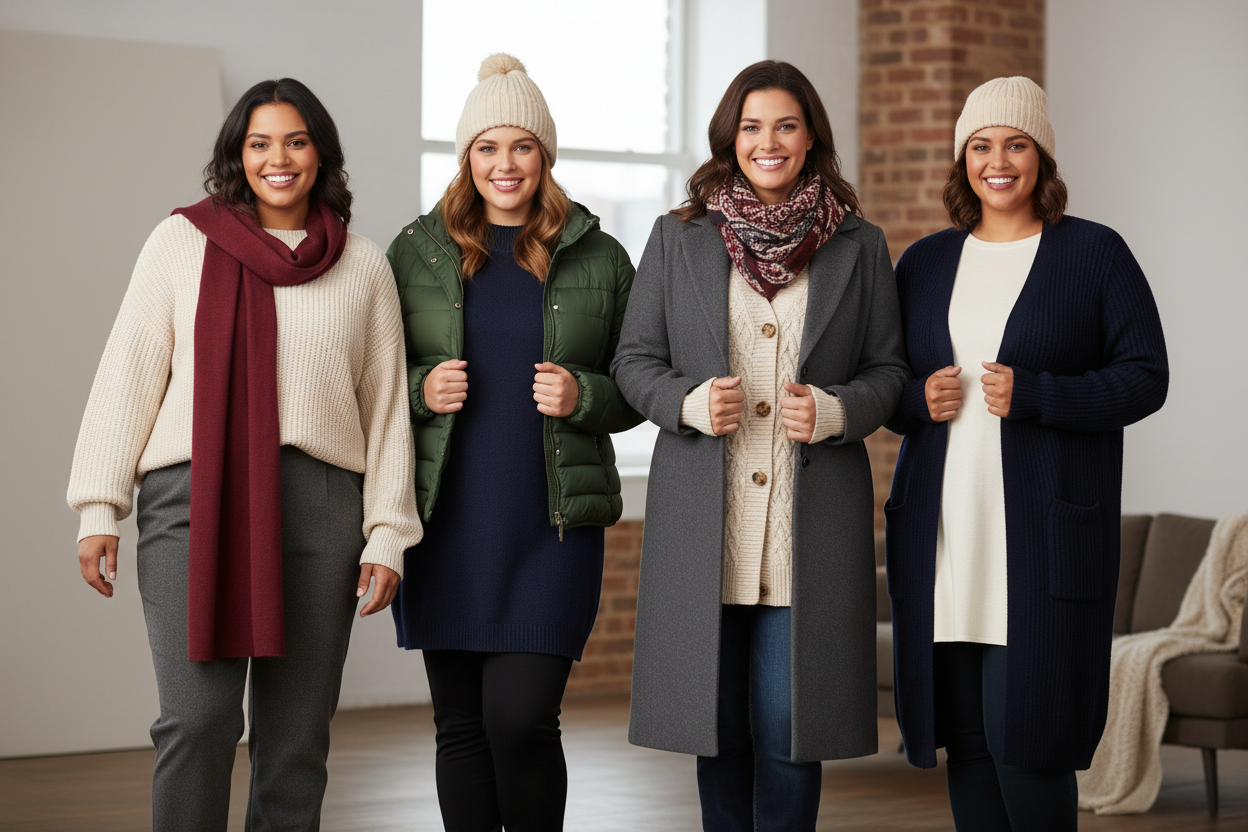 plus size winter women