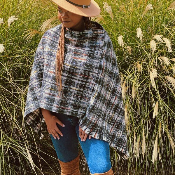 Tweed Please Luxe Poncho - FamilyClothes