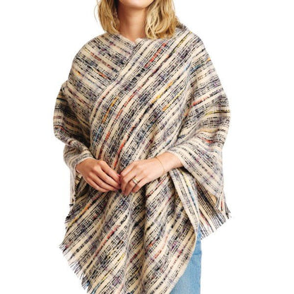Tweed Please Luxe Poncho - FamilyClothes