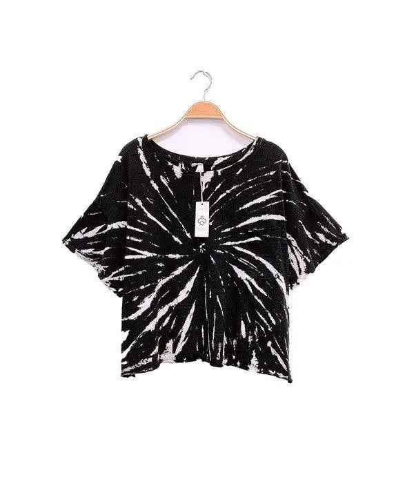 TWIST COTTON TIE DYE T - FamilyClothes